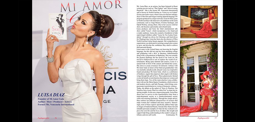 6-page Feature of Luisa Diaz in the 13th Edition of PopimpressKA Journal