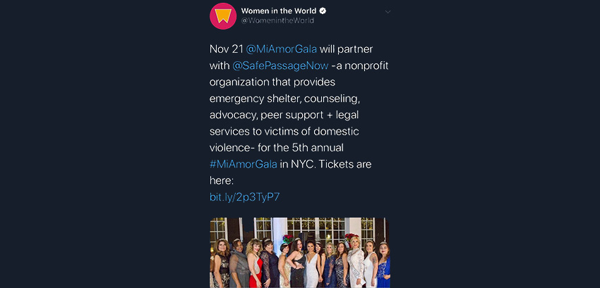 Women In The World Supports Mi Amor Gala!