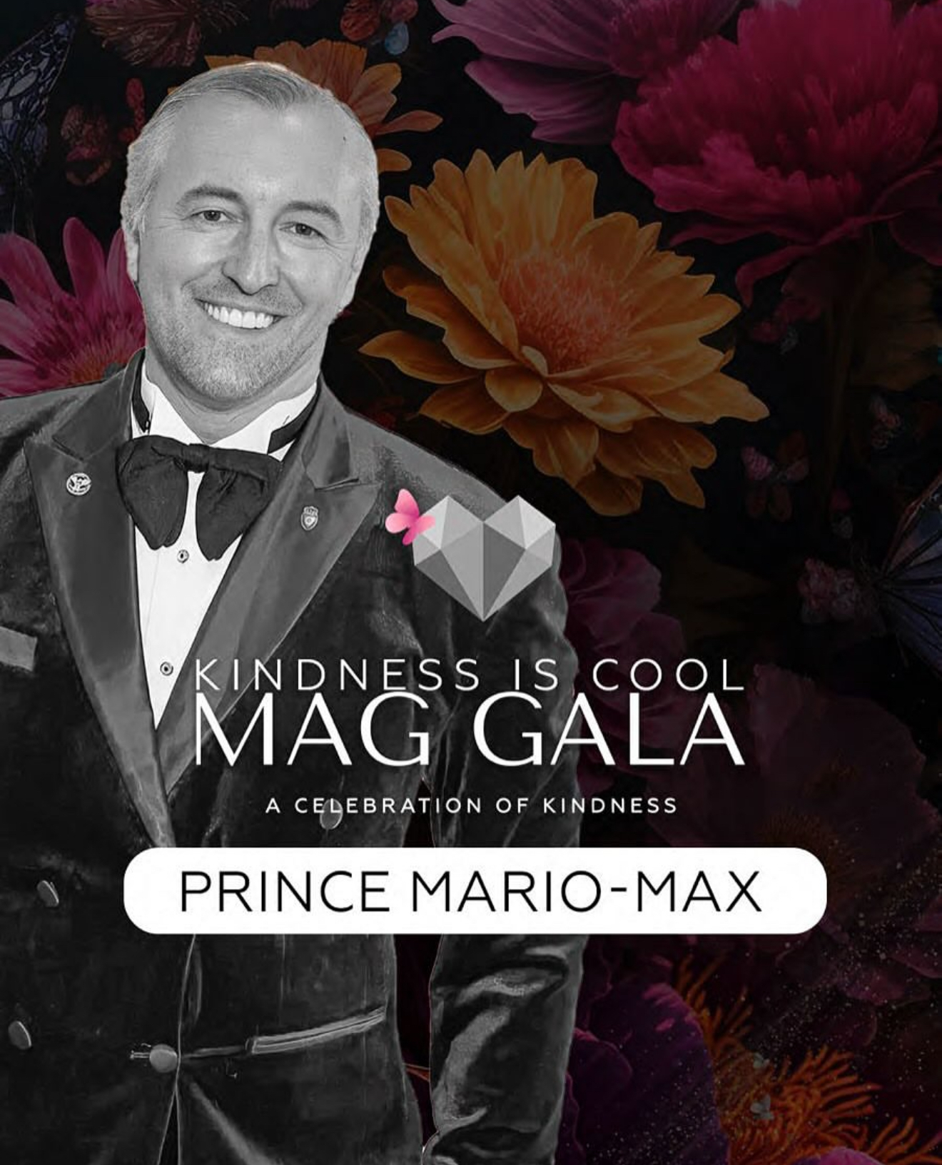 Prince Mario-Max Schaumburg-Lippe: Honored to Support The Kindness Is Cool Movement and MAG Gala of Luisa Diaz with New Adboard