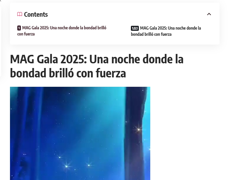 MAG Gala 2025: Una noche donde la bondad brilló con fuerza