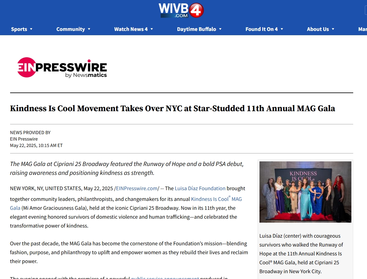 Kindness Is Cool Movement Takes Over NYC at Star-Studded 11th Annual MAG Gala