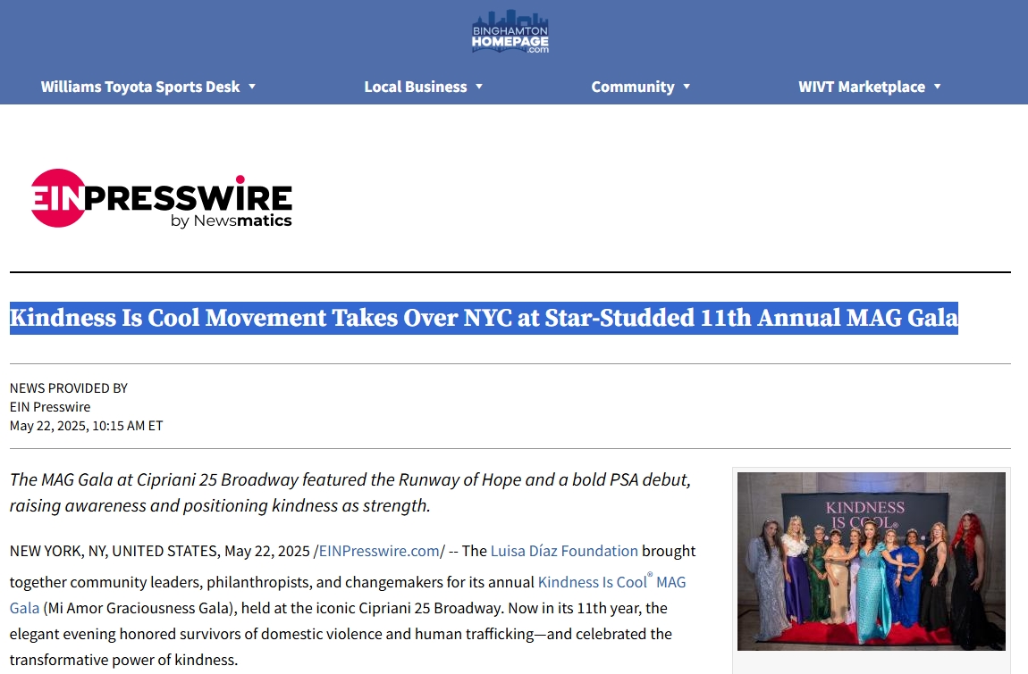Kindness Is Cool Movement Takes Over NYC at Star-Studded 11th Annual MAG Gala