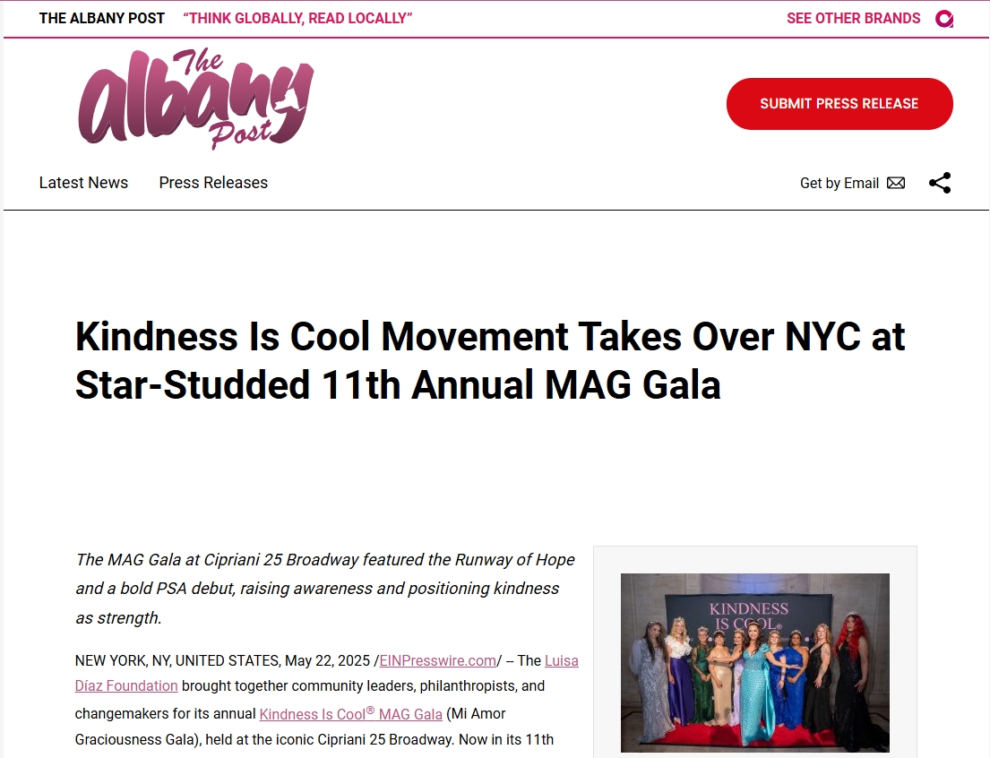 Kindness Is Cool Movement Takes Over NYC at Star-Studded 11th Annual MAG Gala