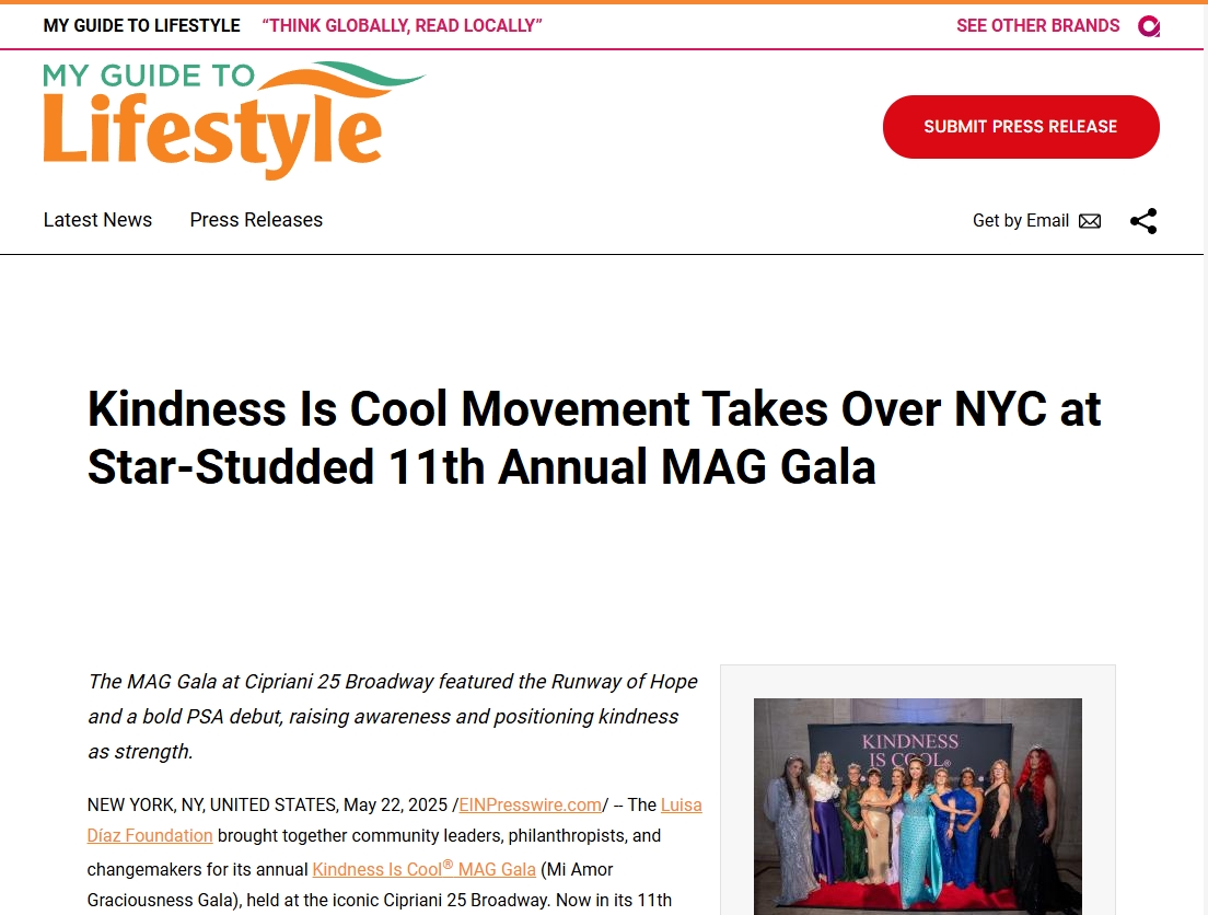 Kindness Is Cool Movement Takes Over NYC at Star-Studded 11th Annual MAG Gala