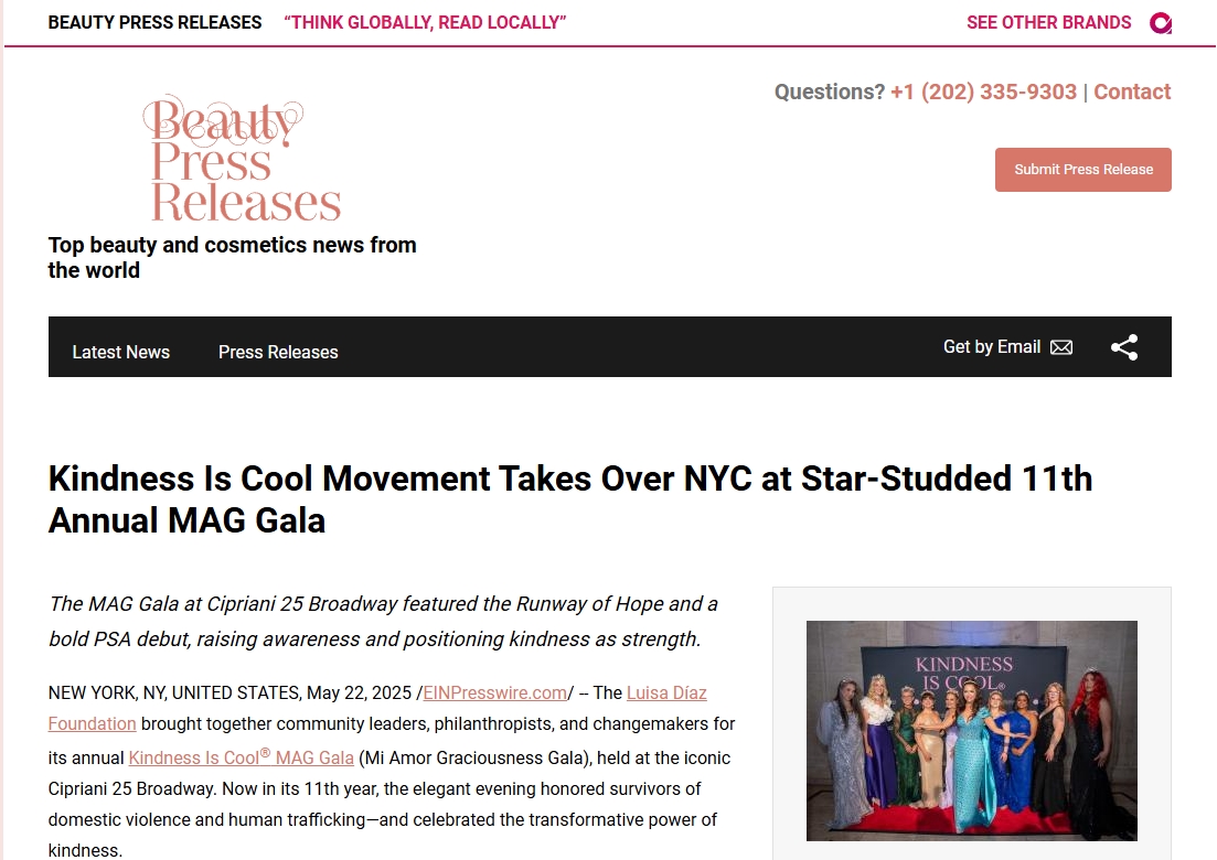 Kindness Is Cool Movement Takes Over NYC at Star-Studded 11th Annual MAG Gala