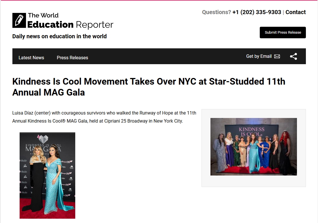 Kindness Is Cool Movement Takes Over NYC at Star-Studded 11th Annual MAG Gala