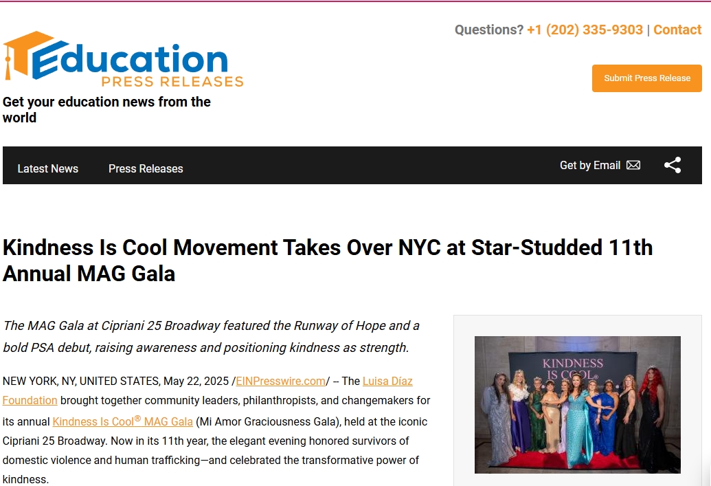 Kindness Is Cool Movement Takes Over NYC at Star-Studded 11th Annual MAG Gala