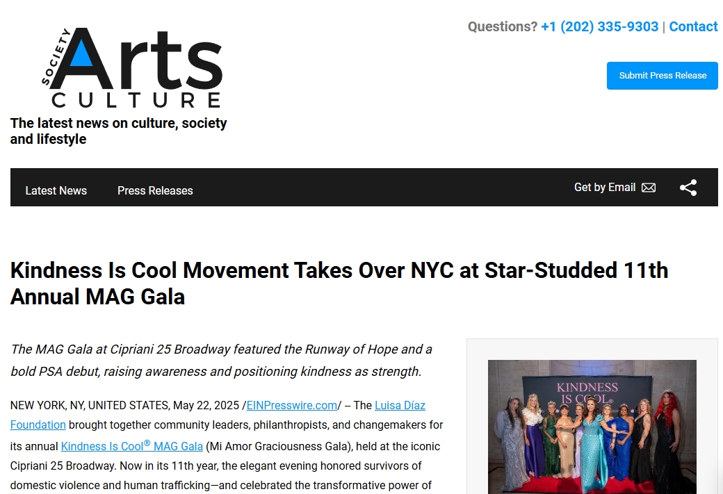Kindness Is Cool Movement Takes Over NYC at Star-Studded 11th Annual MAG Gala