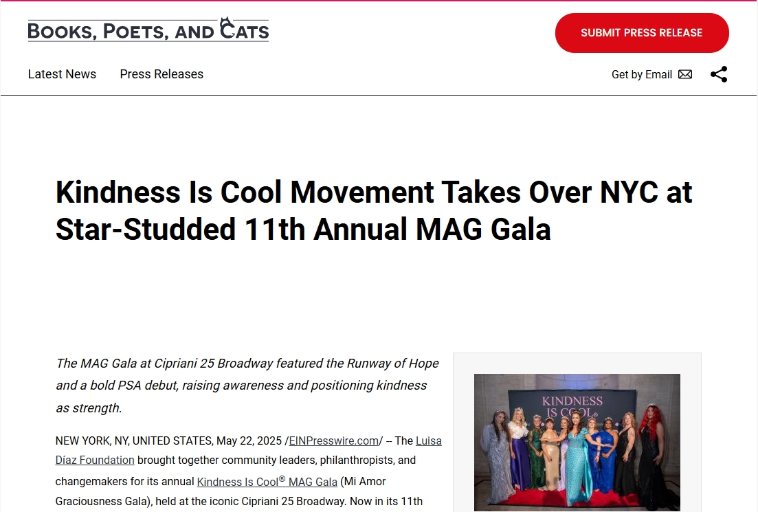Kindness Is Cool Movement Takes Over NYC at Star-Studded 11th Annual MAG Gala