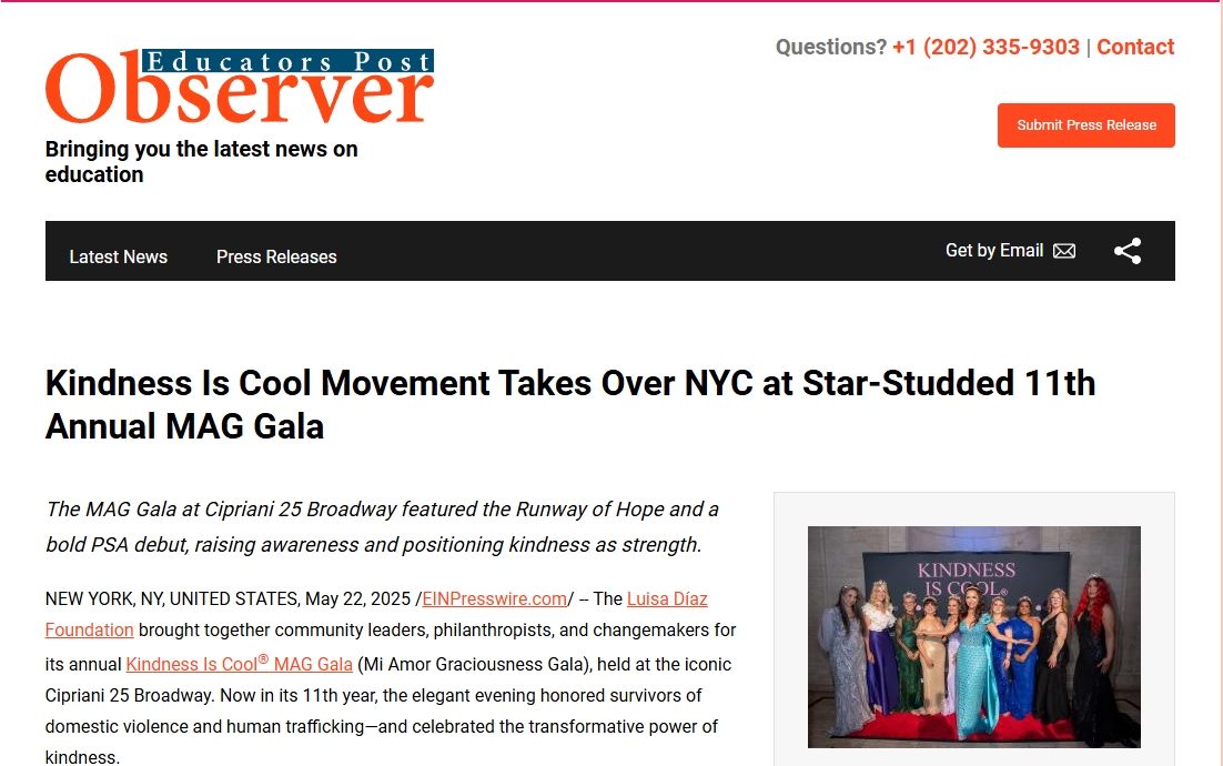 Kindness Is Cool Movement Takes Over NYC at Star-Studded 11th Annual MAG Gala