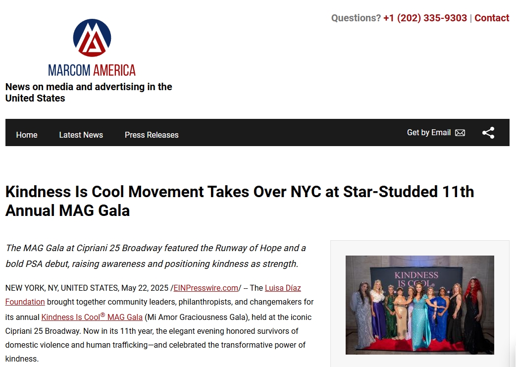 Kindness Is Cool Movement Takes Over NYC at Star-Studded 11th Annual MAG Gala