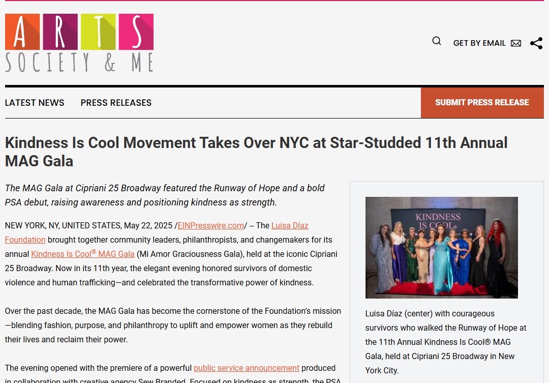 Kindness Is Cool Movement Takes Over NYC at Star-Studded 11th Annual MAG Gala