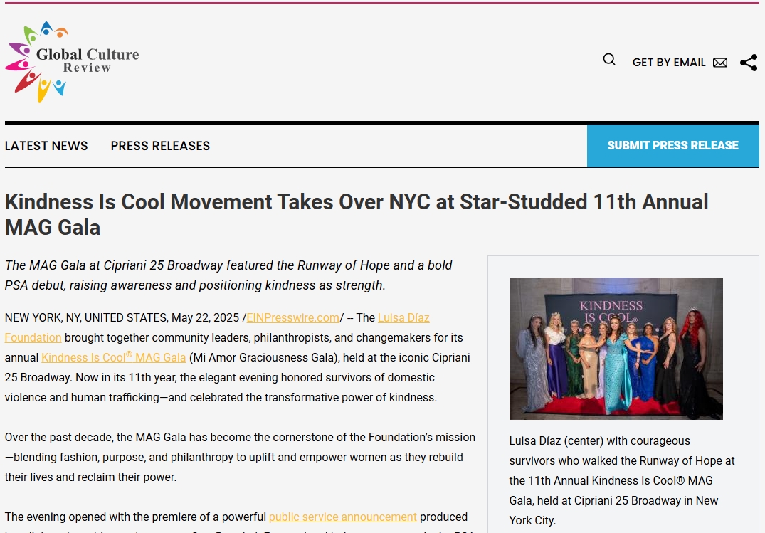 Kindness Is Cool Movement Takes Over NYC at Star-Studded 11th Annual MAG Gala