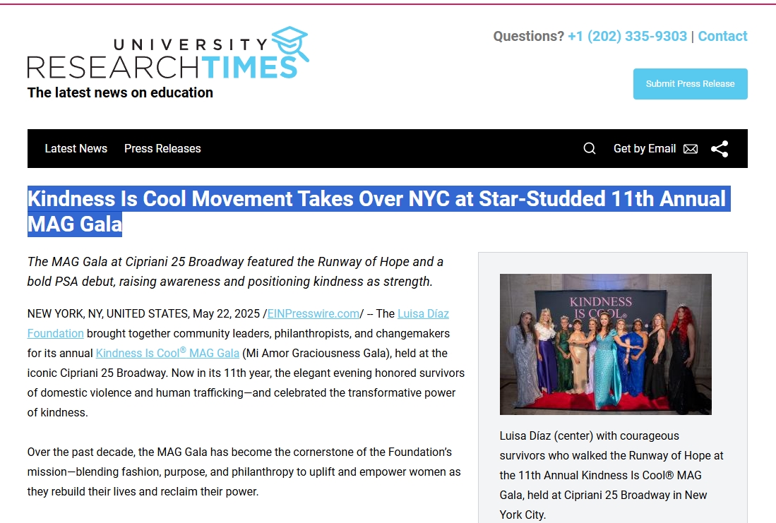 Kindness Is Cool Movement Takes Over NYC at Star-Studded 11th Annual MAG Gala