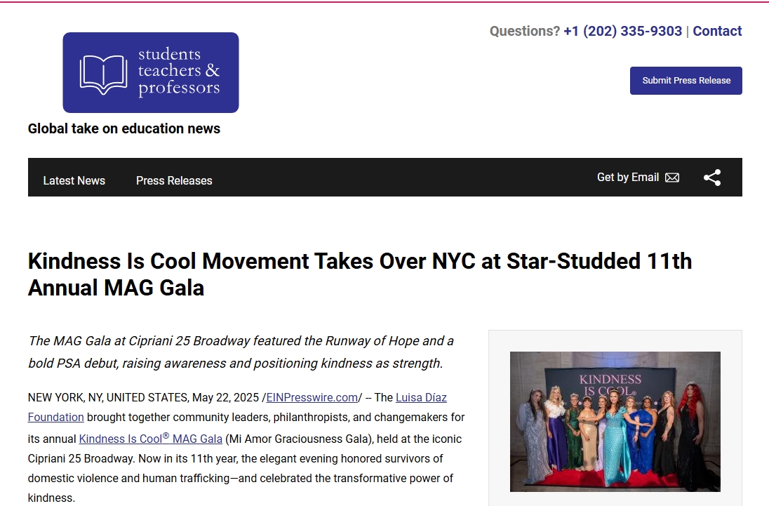 Kindness Is Cool Movement Takes Over NYC at Star-Studded 11th Annual MAG Gala