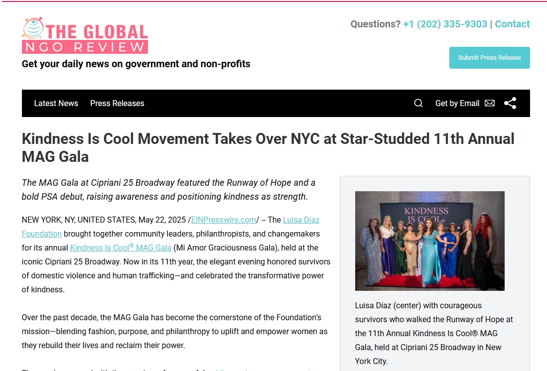 Kindness Is Cool Movement Takes Over NYC at Star-Studded 11th Annual MAG Gala