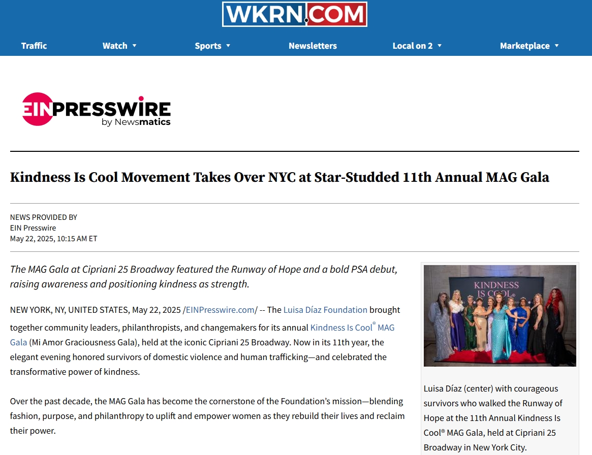 Kindness Is Cool Movement Takes Over NYC at Star-Studded 11th Annual MAG Gala