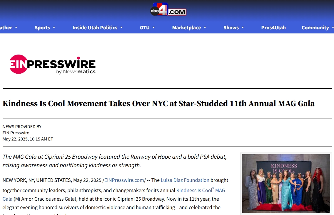 Kindness Is Cool Movement Takes Over NYC at Star-Studded 11th Annual MAG Gala