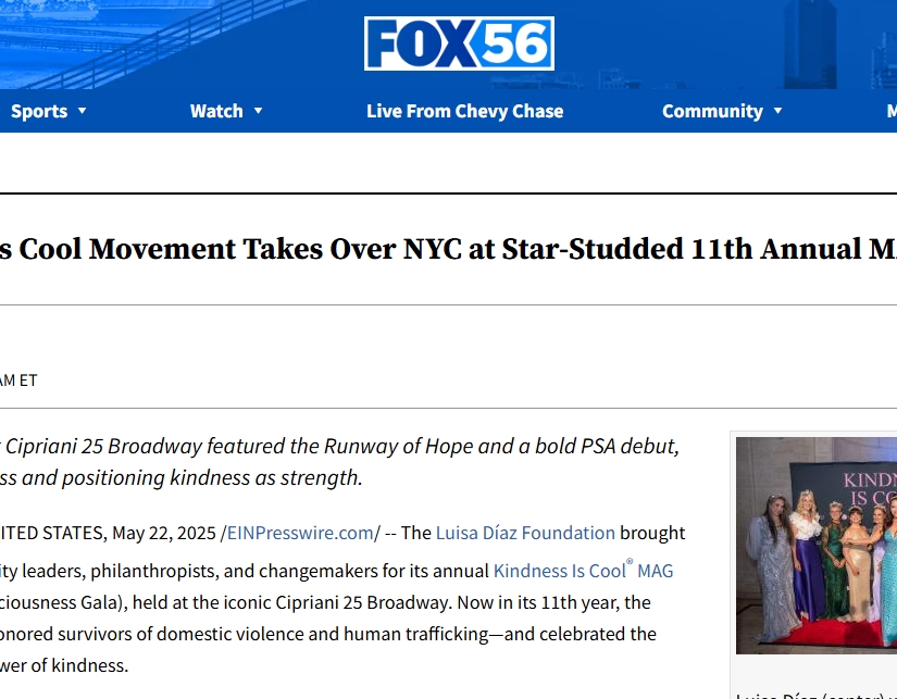 Kindness Is Cool Movement Takes Over NYC at Star-Studded 11th Annual MAG Gala