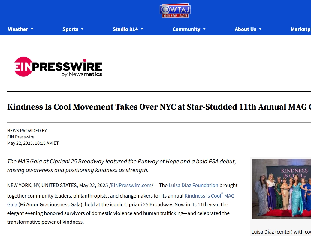 Kindness Is Cool Movement Takes Over NYC at Star-Studded 11th Annual MAG Gala