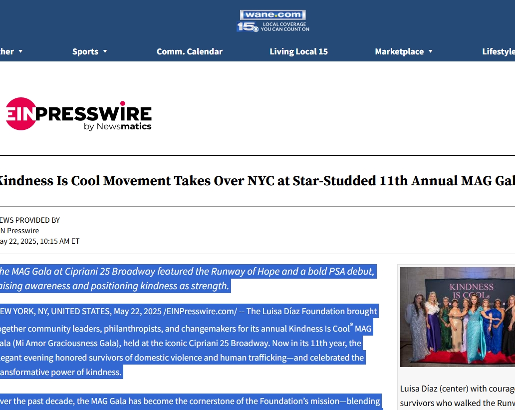 Kindness Is Cool Movement Takes Over NYC at Star-Studded 11th Annual MAG Gala