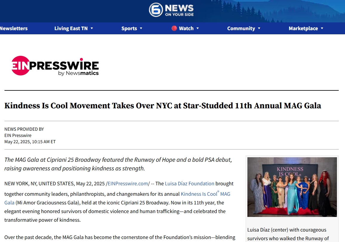 Kindness Is Cool Movement Takes Over NYC at Star-Studded 11th Annual MAG Gala