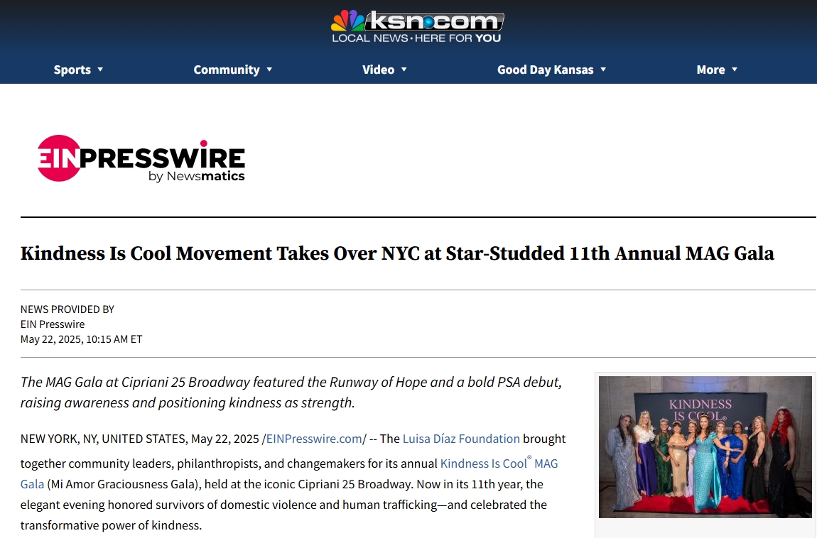 Kindness Is Cool Movement Takes Over NYC at Star-Studded 11th Annual MAG Gala