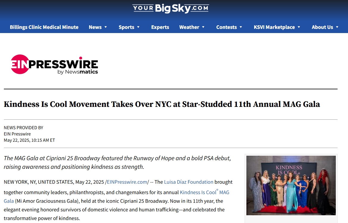 Kindness Is Cool Movement Takes Over NYC at Star-Studded 11th Annual MAG Gala