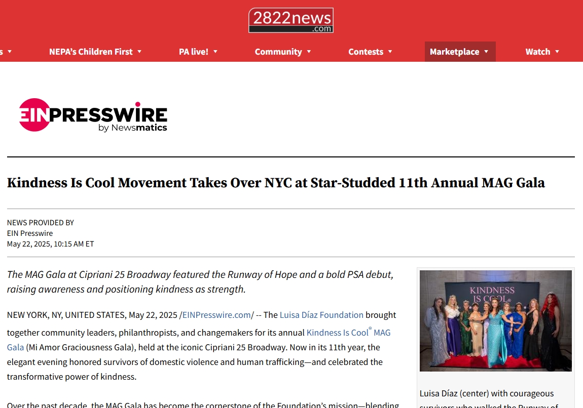 Kindness Is Cool Movement Takes Over NYC at Star-Studded 11th Annual MAG Gala